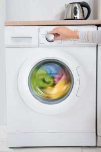 turning on dryer